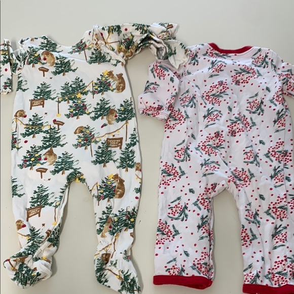 Burt's Bees Baby Holiday One Pieces - Picture 3 of 5